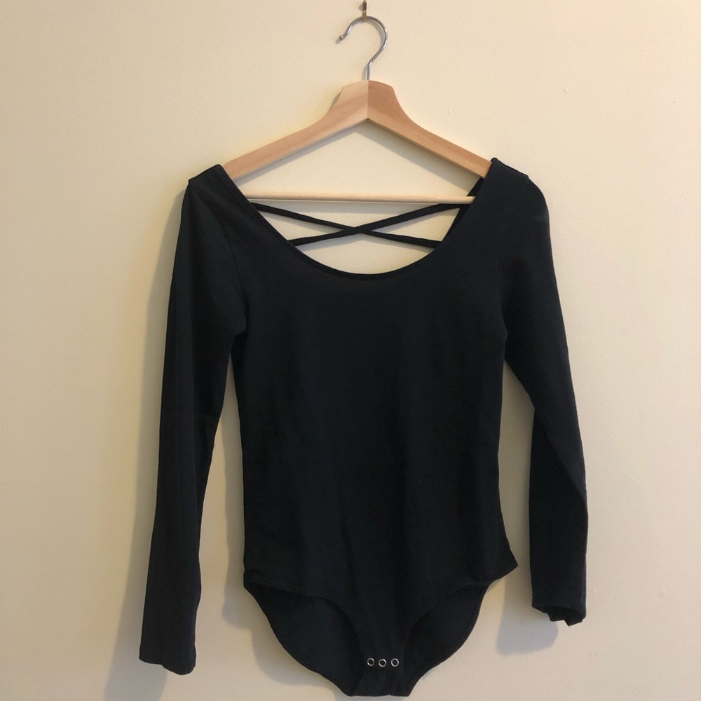 American Eagle Black Bodysuit